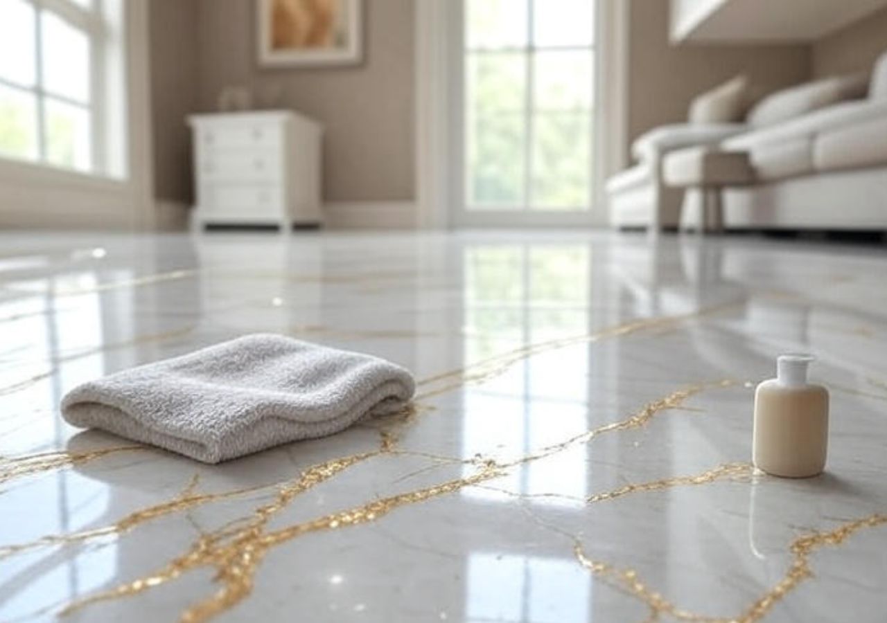 Como limpar mármore